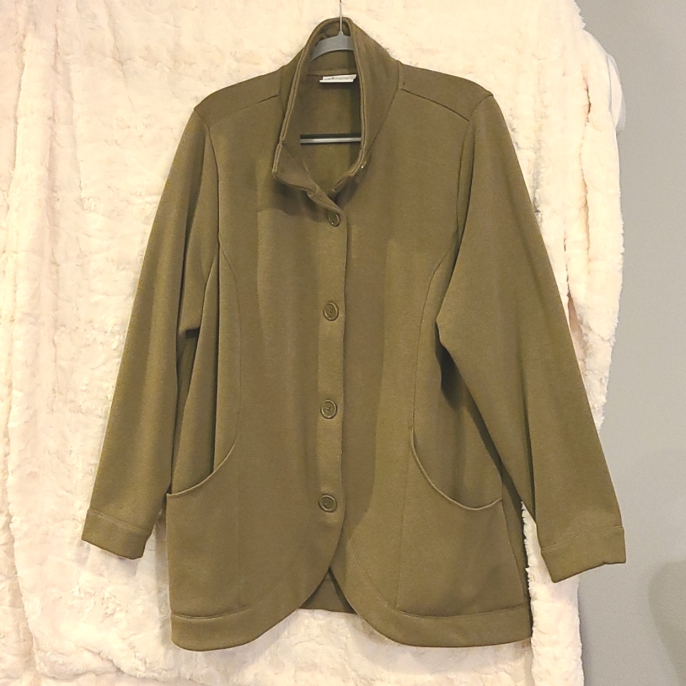 Denim & Co Fleece Jacket XL